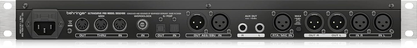 Behringer DEQ2496 Ultracurve Pro Equalizer Mastering Processor