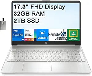 HP i7-1165G7 17.3" FHD IPS 32GB RAM 2TB SSD Laptop