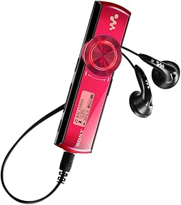 Sony NWZB173FR.CEW Portable MP3 Player - Red — main product image