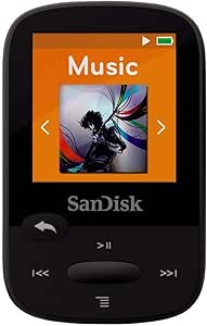 SanDisk SDMX24-008G-A46K Clip Sport 8GB MP3 Player Renewed
