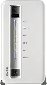 QNAP TS-212P-US 2-Bay Personal Cloud NAS — main product image