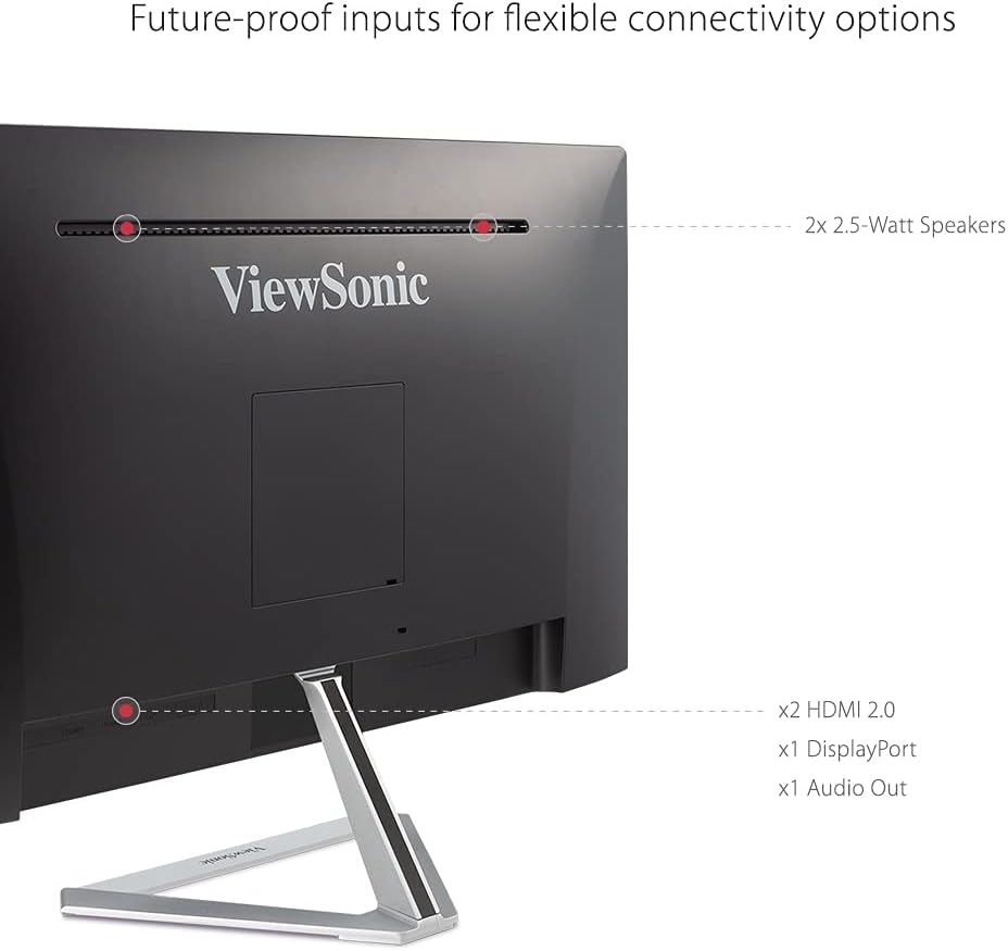 ViewSonic VX2776-4K-MHD 27" 4K UHD IPS Monitor USB-C