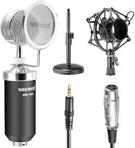 Neewer NW-1500 Condenser Microphone Recording Bundle