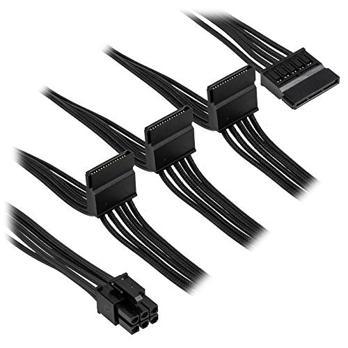 Corsair CP-8920186 Premium Sleeved SATA Cable - Black