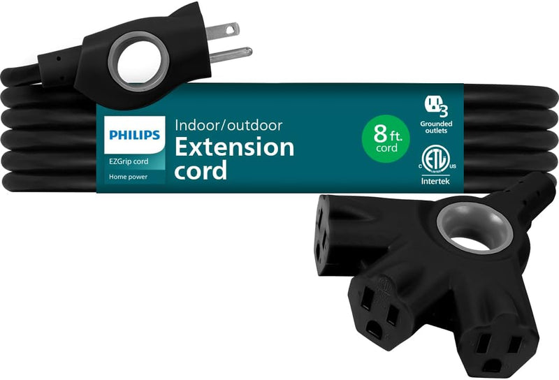 Philips SPC3083EZT1/37 EZGrip 3-Outlet Outdoor Extension Cord — main product image