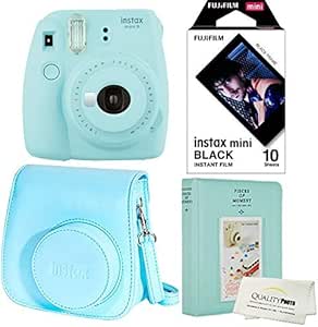 Fujifilm Instax Mini 9 Ice Blue Camera Bundle