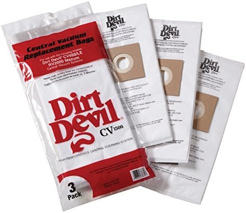HP 9597 Central Vacuum HEPA Filter Bags - 6 Pack — main product image
