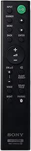 Sony RMT-AH101U Remote Control for Select Home Audio Systems