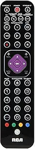 RCA RCRTBL06BE 6-Device Ultra-Slim Universal Remote