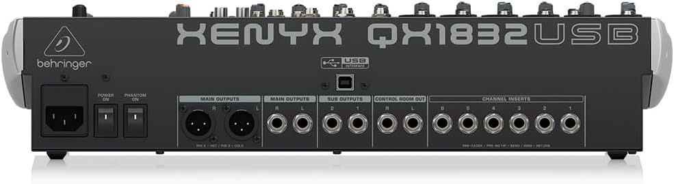 Behringer QX1832USB 18-Input USB Audio Mixer