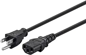 Monoprice 139780 3ft NEMA 5-15P to IEC C13 Power Cord 6-Pack