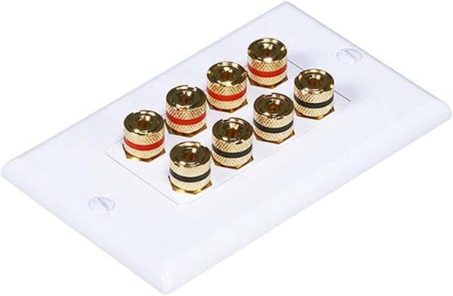 Monoprice 103326 Banana Plug Speaker Wall Plate
