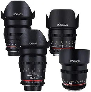 Rokinon Cine Lens Kit T1.5 for Canon EF (24mm, 35mm, 50mm, 85mm)