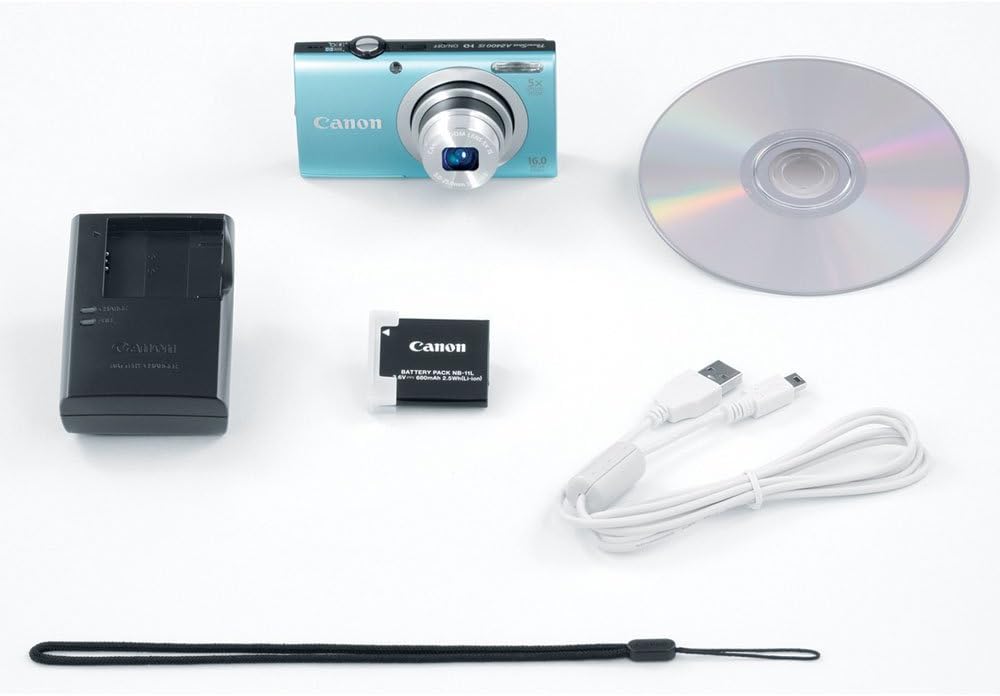 Canon 6190B001 PowerShot A2400 IS 16MP Camera