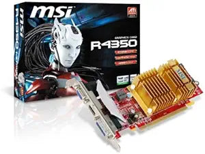 MSI R4350-MD512H/D3 ATI Radeon HD4350 512MB Low Profile Graphics Card — main product image