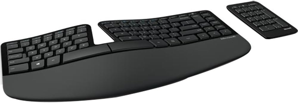 Microsoft Sculpt Ergonomic Wireless Keyboard & Number Pad