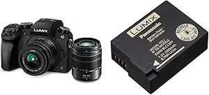 Panasonic Lumix G7 4K Mirrorless Camera with 14-42mm & 45-150mm Lens