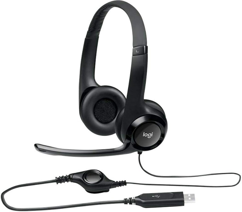 Logitech 981-000014 ClearChat Comfort USB Headset H390 (Renewed) — main product image