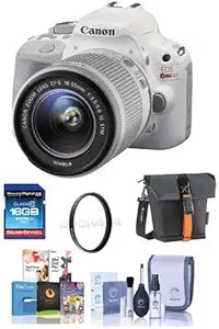 Canon SL1 Rebel DSLR Camera 18-55mm Lens Bundle
