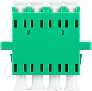 Monoprice 136002 LC Quad Flange Fiber Adapter - 6 Pack