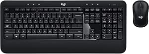 Logitech Advanced Combo Wireless Keyboard and Mouse — main product image