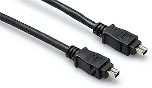 Hosa FIW44106 6-Pin to 6-Pin FireWire 400 Cable 15ft