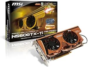 MSI N560GTX-Ti Twin Frozr II GE OC Golden Edition Graphics Card — main product image