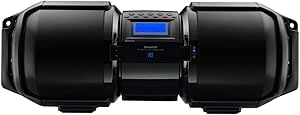 Sharp GX-BT9 Portable Bluetooth Boom Box - Black