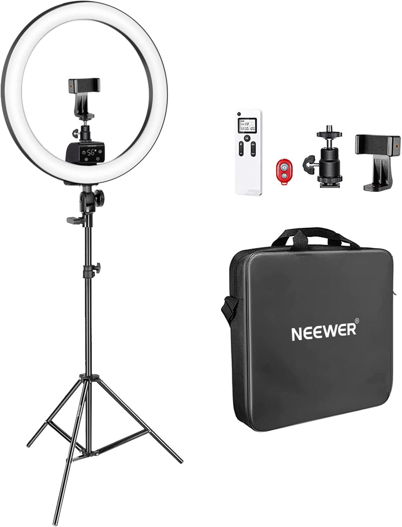 Neewer 10095061 16-inch LED Ring Light Kit with Stand — main product image