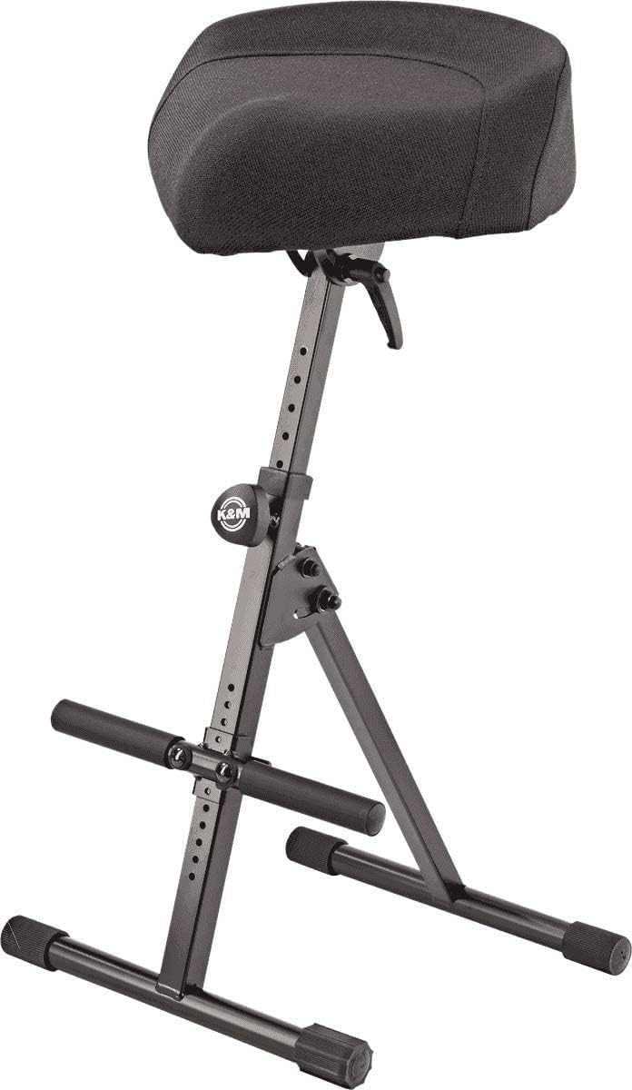 K&M 14044.000.55 Performance Stool Ergonomic Black Fabric — main product image