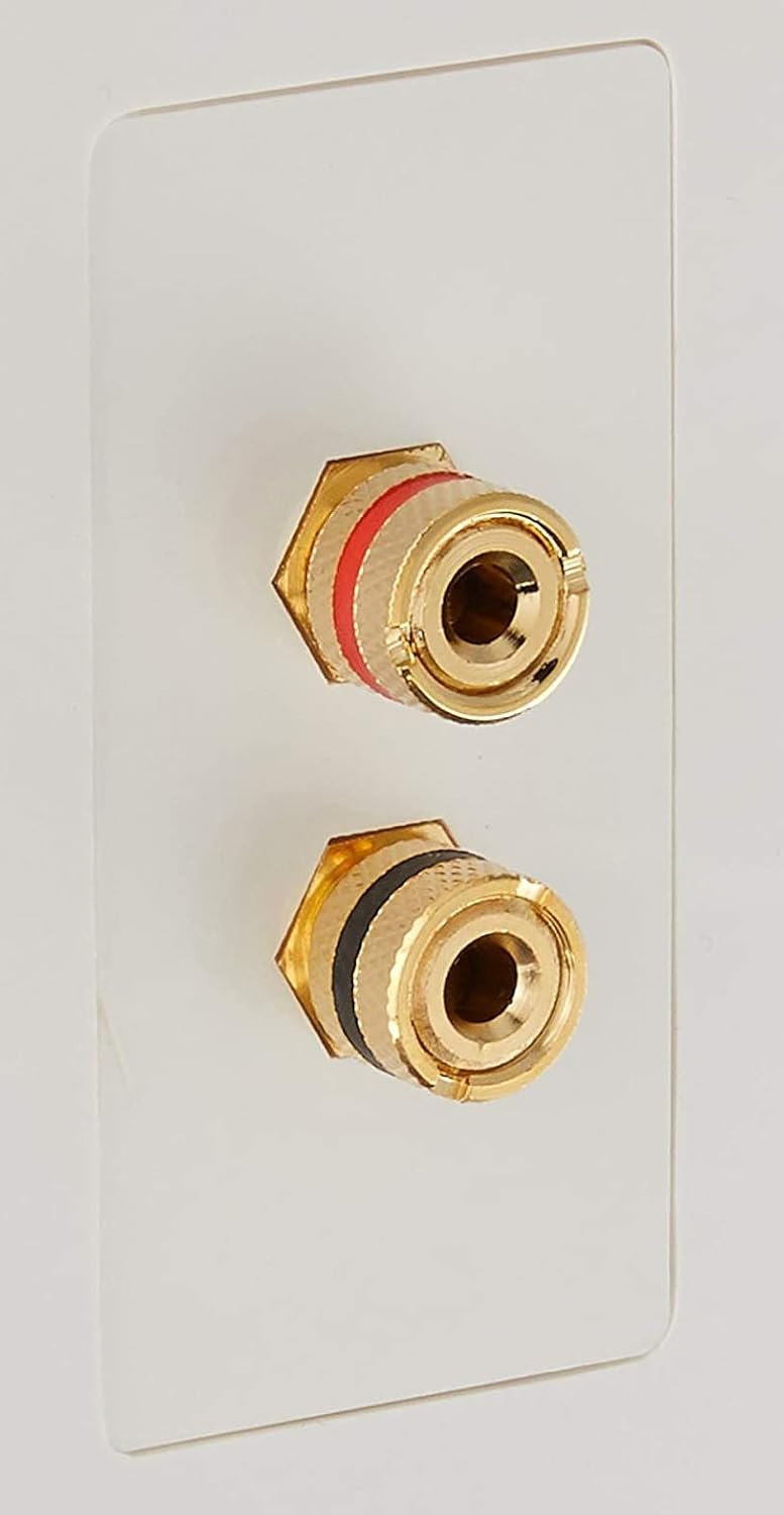 Monoprice 103324 Banana Plug Speaker Wall Plate