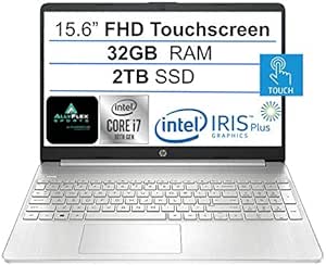 HP 15 FHD TOUCH i7 Touchscreen Laptop 32GB RAM 2TB SSD