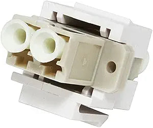 Monoprice 102875 Keystone Jack Modular LC White — main product image