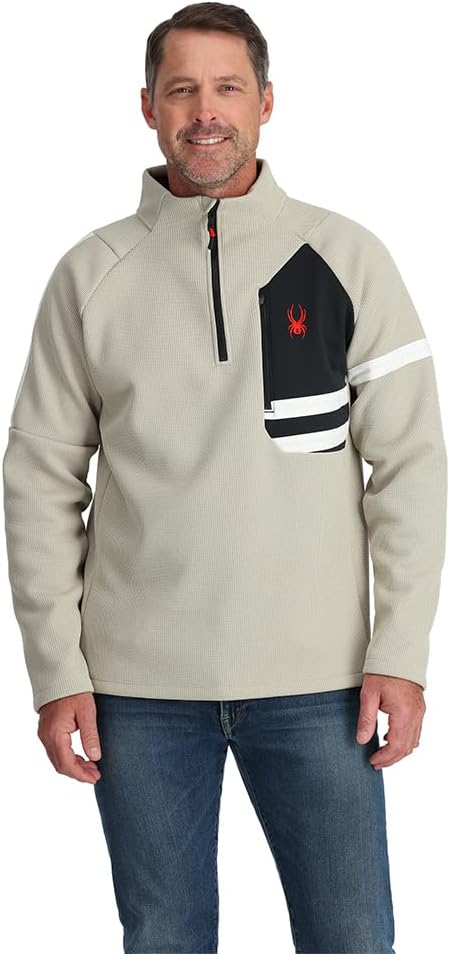 Spyder 38A485326 Men's Wengen Bandit Fleece Sweater Jacket — main product image