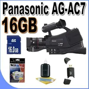 Panasonic AG-AC7 Shoulder Mount AVCHD Camcorder Bundle