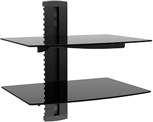 Monoprice 110479 2 Shelf TV Component Bracket — main product image