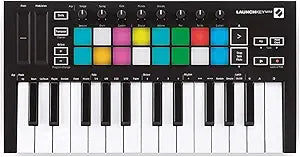 Novation NOVLKMIN3 Launchkey Mini MK3 25-Key MIDI Controller Renewed