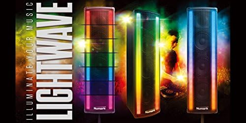 Numark Lightwave 2-Way DJ Speaker LED Beat Sync