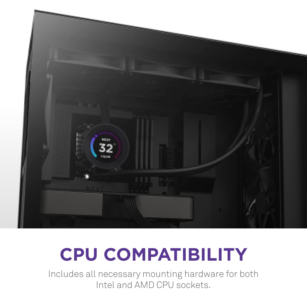 NZXT RL-KN36E-B1 Kraken Elite 360mm AIO CPU Cooler