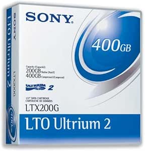 Sony SONLTX200G Ultrium LTO-2 Tape Cartridge 200/400GB