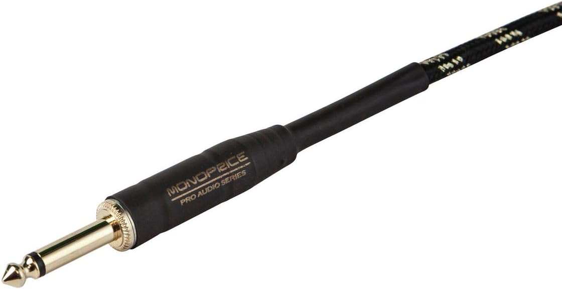 Monoprice 601415 1/4-Inch TS Male Guitar Instrument Cable 15ft