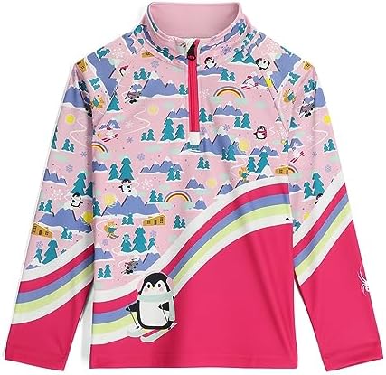 Spyder 38RR125302 Girls Reflect Half Zip T-Neck Base Layer — main product image