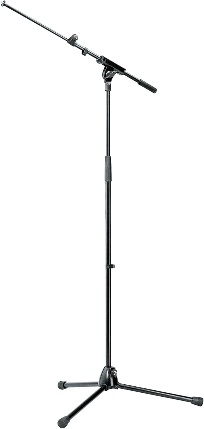 K&M 21080-500-55 Tripod Mic Stand Telescoping Boom German Made — main product image