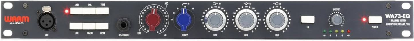 Warm Audio WA73-EQ Microphone Preamp & EQ - 1073 Style