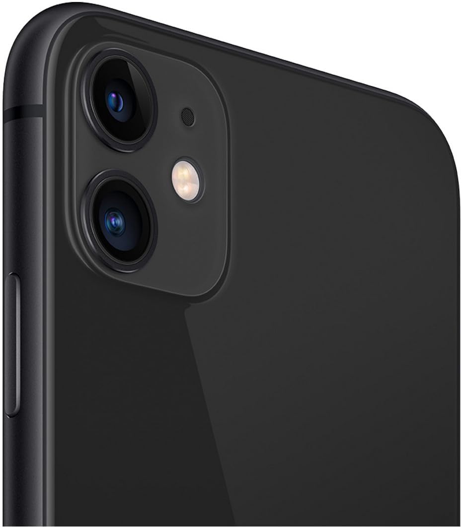 Apple iPhone 11 RXZER23 - 64GB Black (Renewed) - GSM