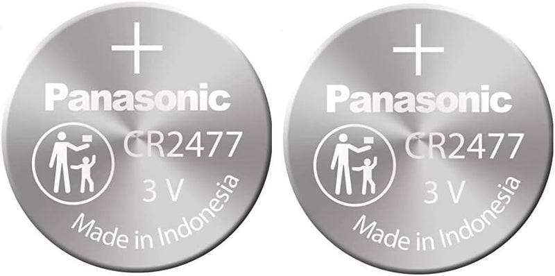 Panasonic CR2477 3V Lithium Coin Battery 2-Pack — main product image