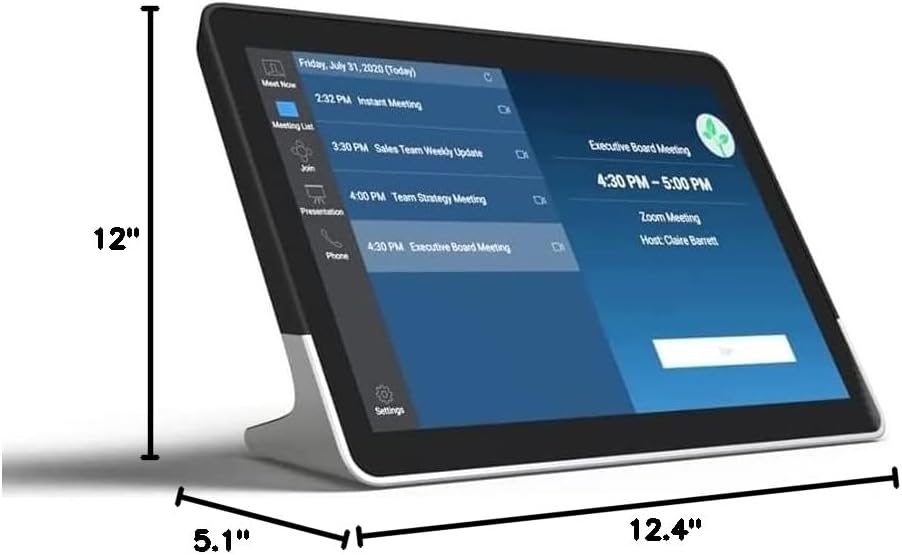 Shure CONTROL1 Stem 10-inch Touch Display Conference Room Controller