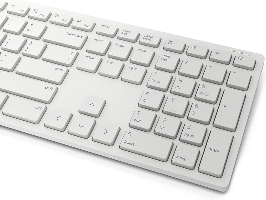 Dell KM5221W Pro Wireless Keyboard and Mouse Combo - White