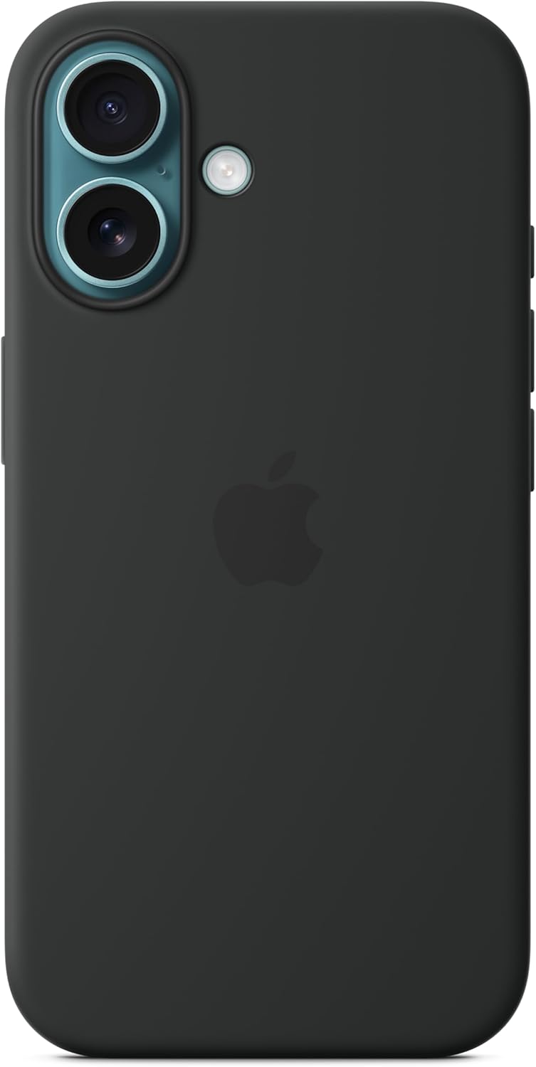 Apple iPhone 16 Silicone MagSafe Case - Black