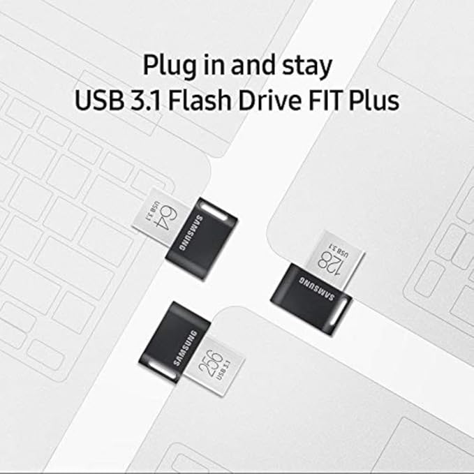 SAMSUNG FIT Plus 3.1 USB Flash Drive (MUF-128AB/AM)